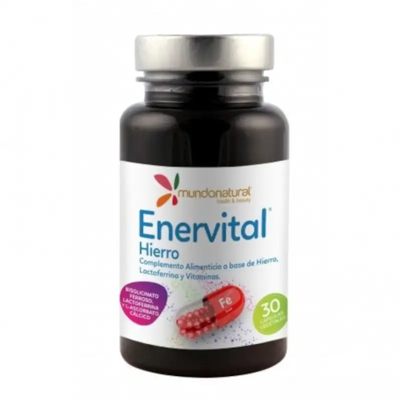 Mundo Natural Enervital Hierro 30 Cápsulas