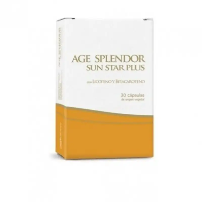 Naturlider Age Splendor Sun Star Betacaroteno 30 Cápsulas