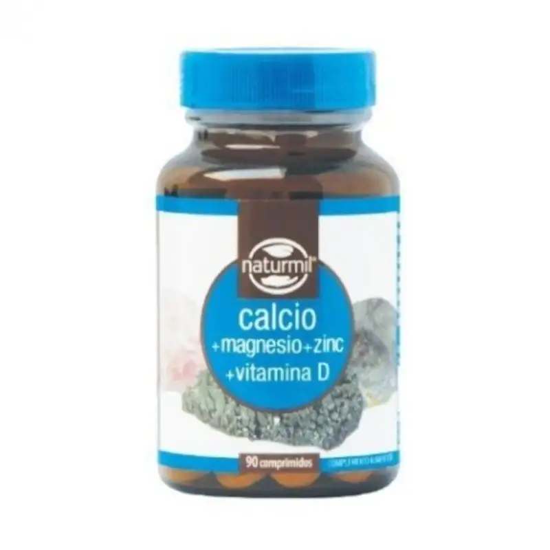 Naturmil Calcio + Magnesio + Zinc + Vitamina D 90 Comprimidos