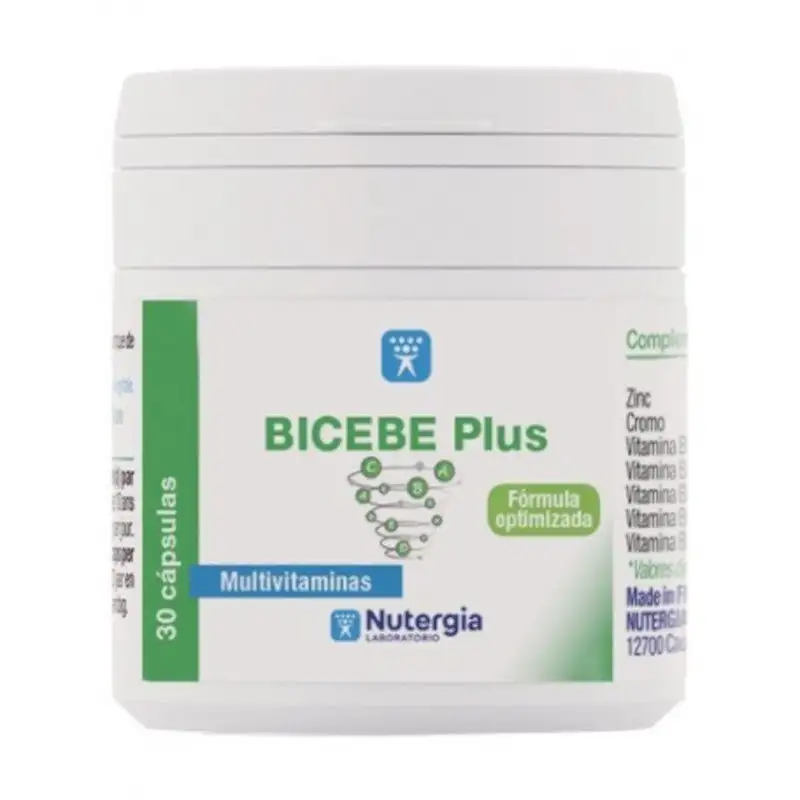 Nutergia Bicebe Plus Multivitaminas 30 Cápsulas