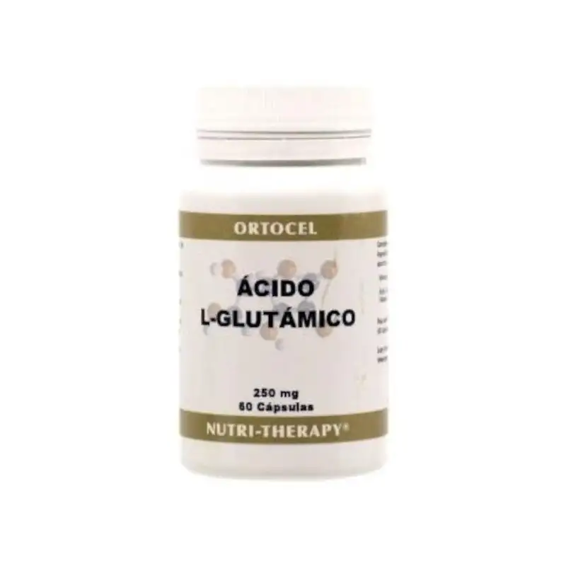 Ortocel Nutri-Therapy Ácido L-Glutámico 250 mg 60 Cápsulas