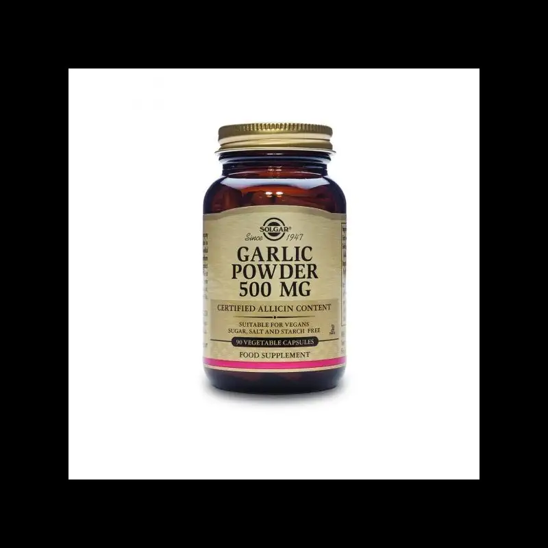 Solgar Ajo en Polvo 500 mg 90 Cápsulas