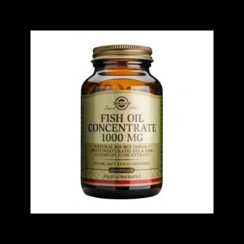 Solgar Aceite de Pescado Concentrado 1000 mg 60 Cápsulas
