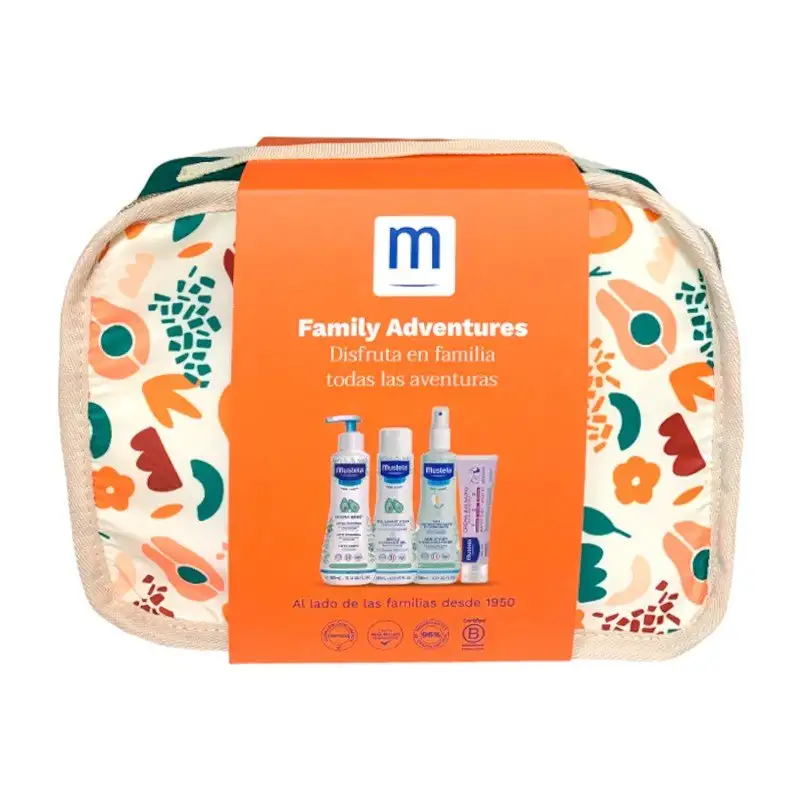 MUSTELA Maleta Family Adventures Terracota 1 unidad