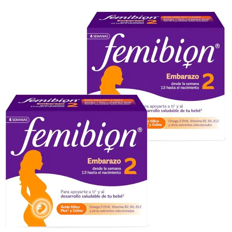 FEMIBION 2 Duplo 2x 28 Comprimidos + 28 Cápsulas (8 semanas)
