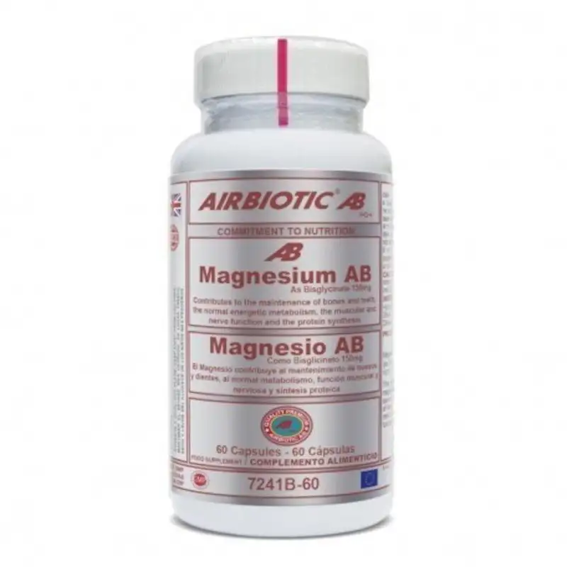 Airbiotic Magnesio AB (Bisglicinato) 150 mg 60 Cápsulas