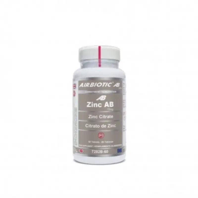 Airbiotic Zinc AB (Citrato) 15 mg 60 Comprimidos