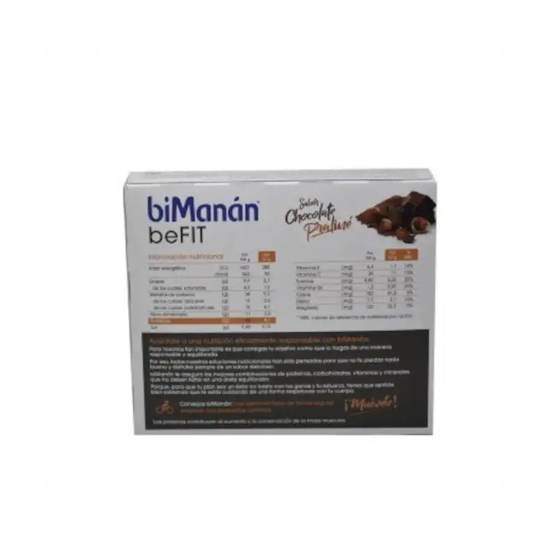 Bimanan BeFit Sabor Chocolate Caramelo 6 Barritas