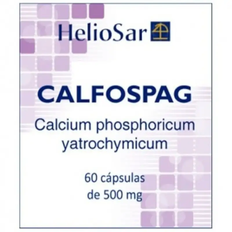 Heliosar Calfospag Calcium Phosphoricum 60 Cápsulas