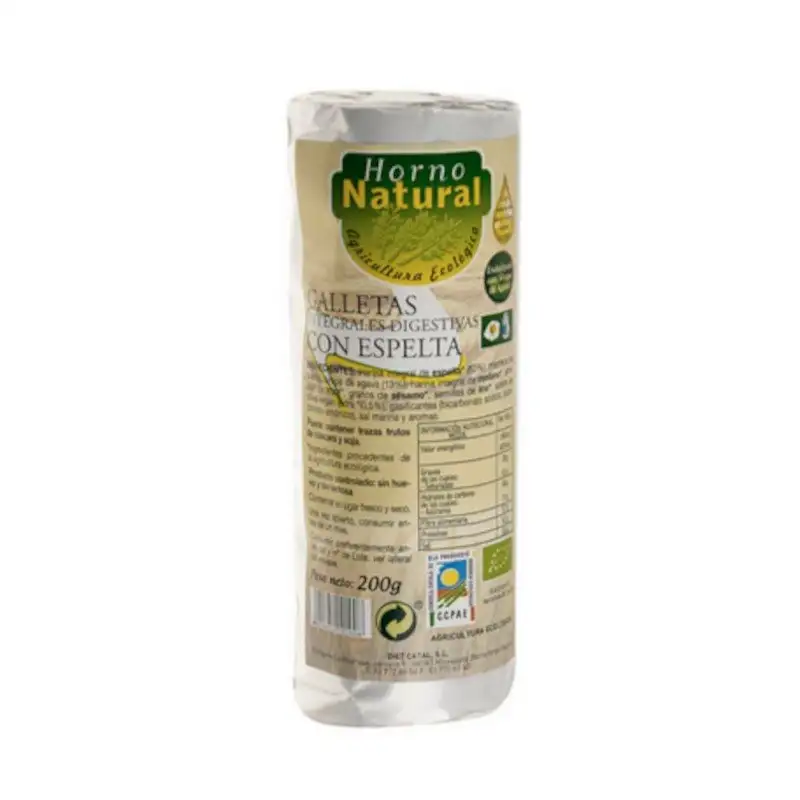 Horno Natural Galletas Integrales Digestivas con Espelta 200 g