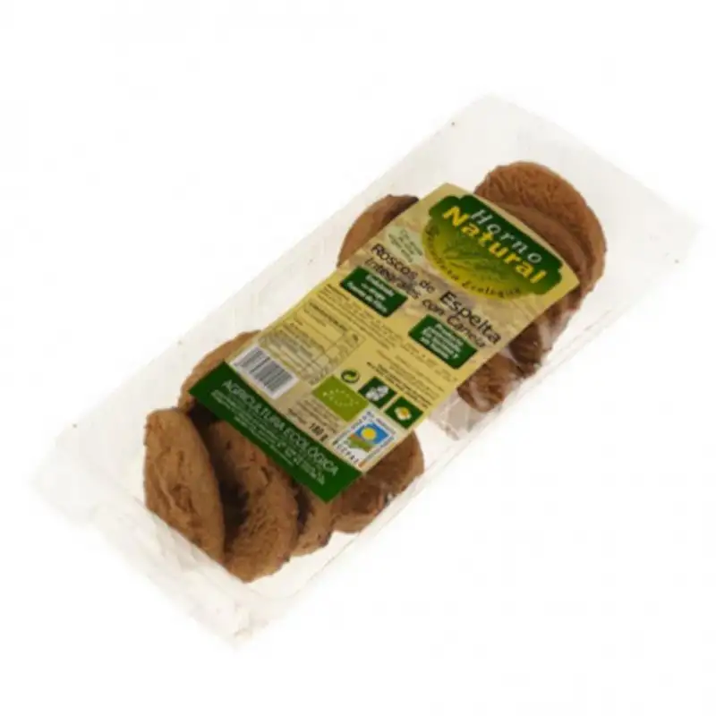 Horno Natural Roscos de Espelta Integrales con Canela Eco 180 g