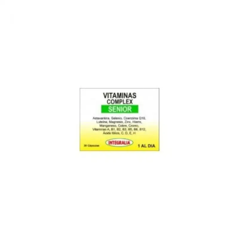 Integralia Vitaminas Complex Senior 30 Cápsulas