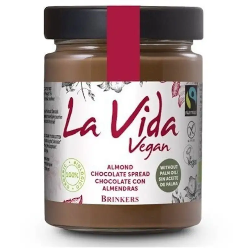 La Vida Vegan Crema de Chocolate con Almendras 270 g