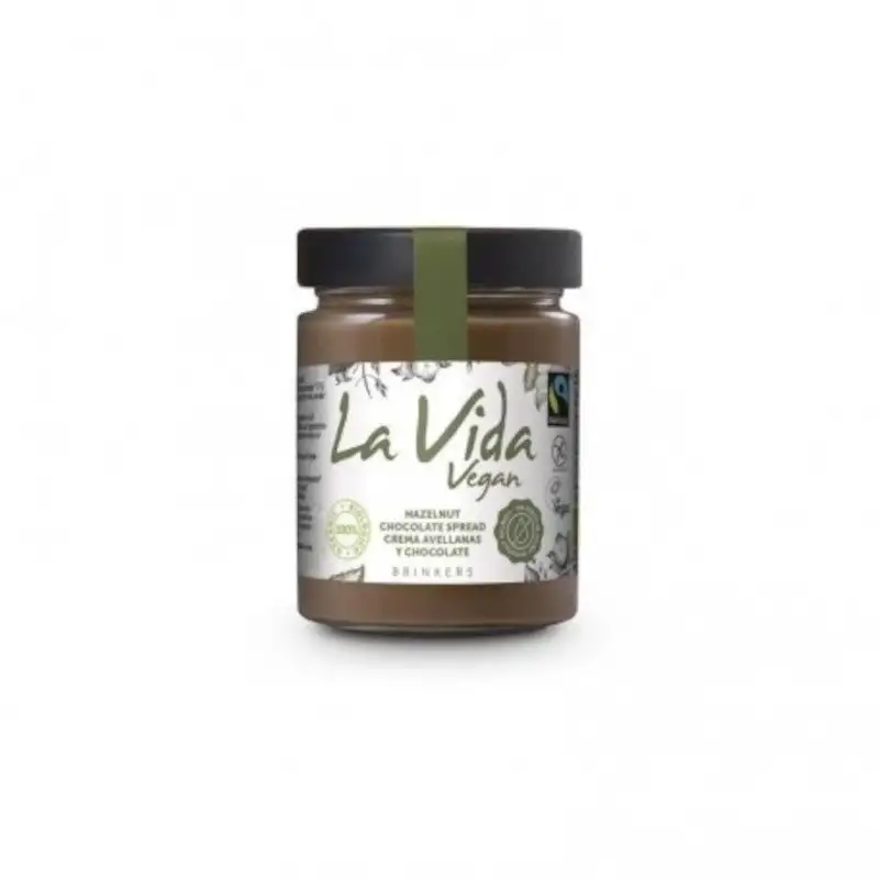 La Vida Vegan Crema de Chocolate Negro Vegana 270 g