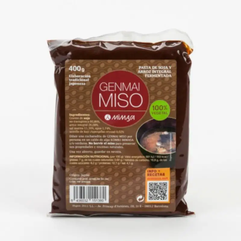 Mimasa Genmai Miso Arroz Integral 400 g