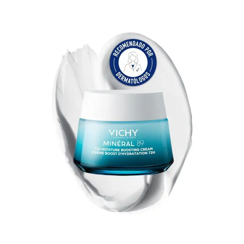 VICHY Minéral 89 Crema Potenciadora Hidratante 72H Ligera 50ml