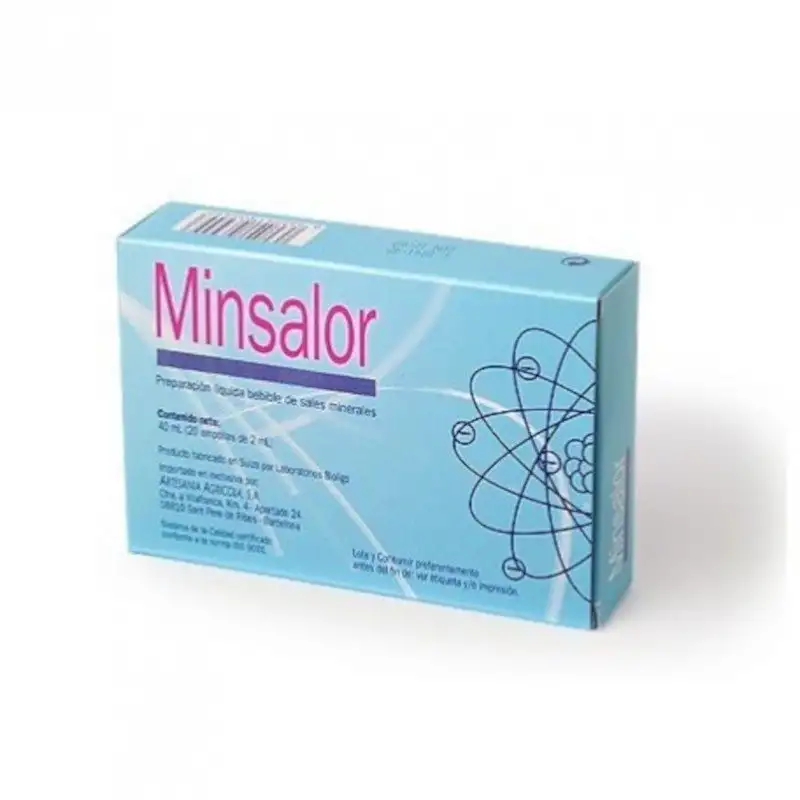 Plantis Minsalor 2 ml 20 Ampollas
