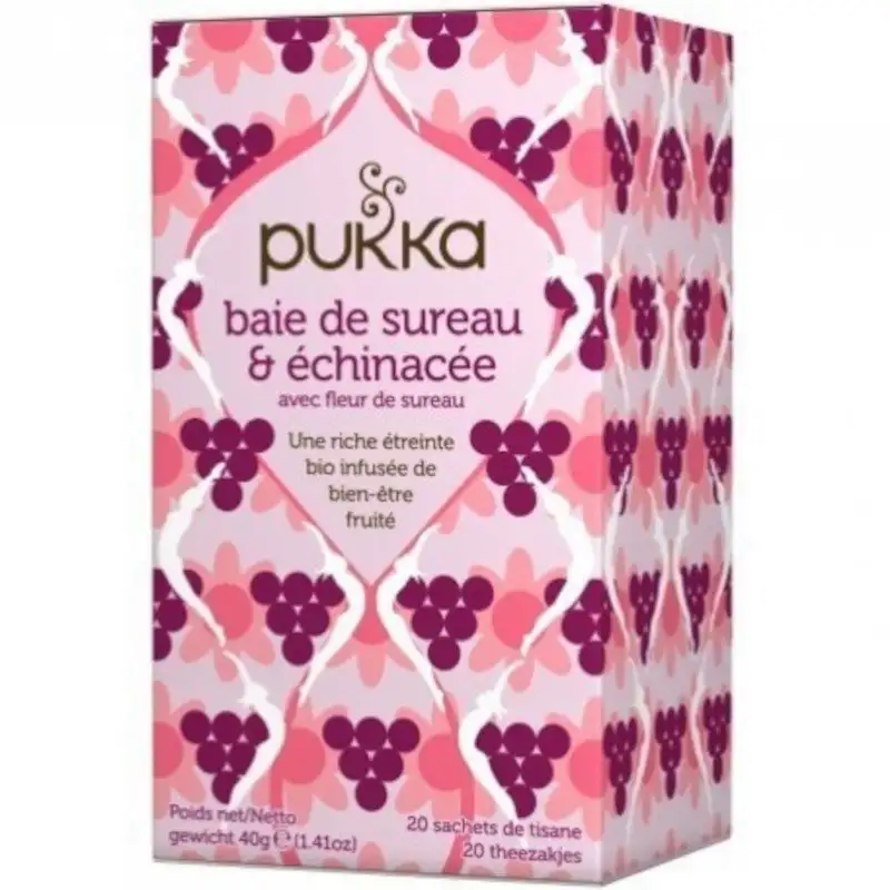Pukka Infusión Orgánica Saúco y Equinácea 20 Filtros