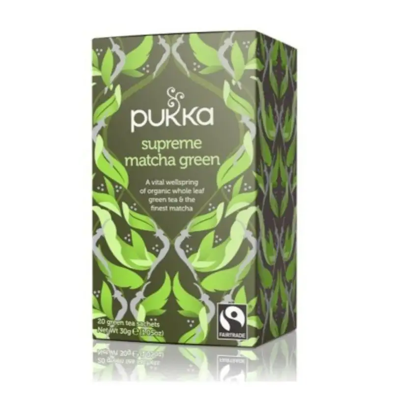 Pukka Té Orgánico Supreme Matcha Verde 20 Filtros