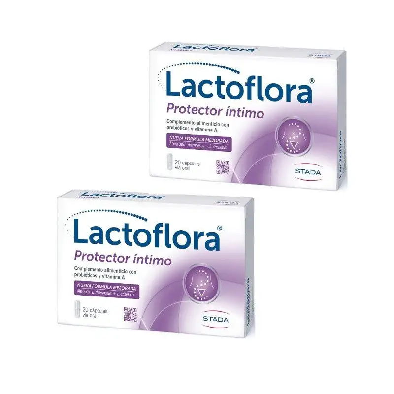 LACTOFLORA Protector Íntimo 2x20 Caps【PACK AHORRO】
