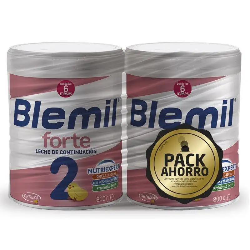BLEMIL Plus 2 Forte Leche de Continuación PACK AHORRO 2x800gr