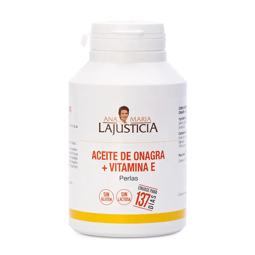 Ana María Lajusticia Aceite de Onagra+ Vitamina E 275 Perlas