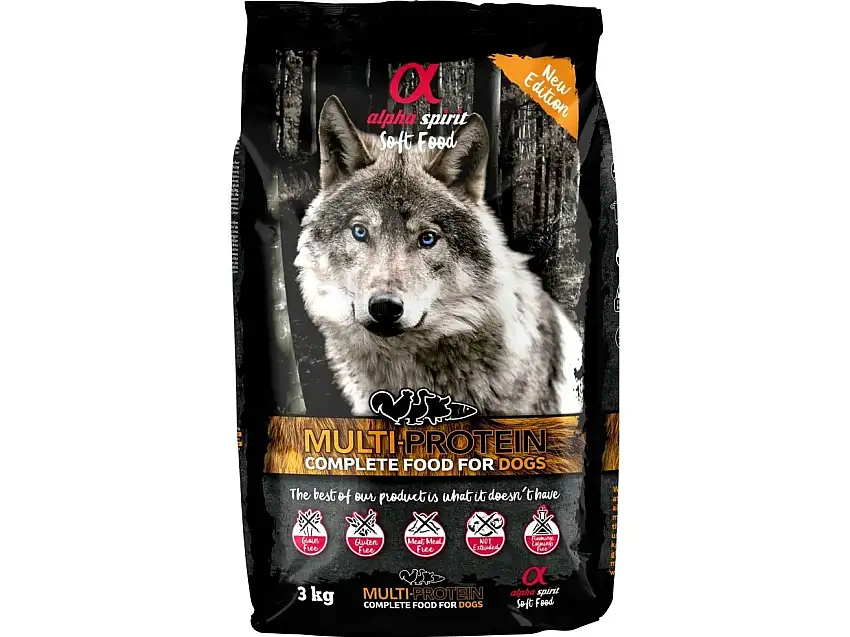 Alpha Spirit Canine Multiproteico Semihumedo 3Kg