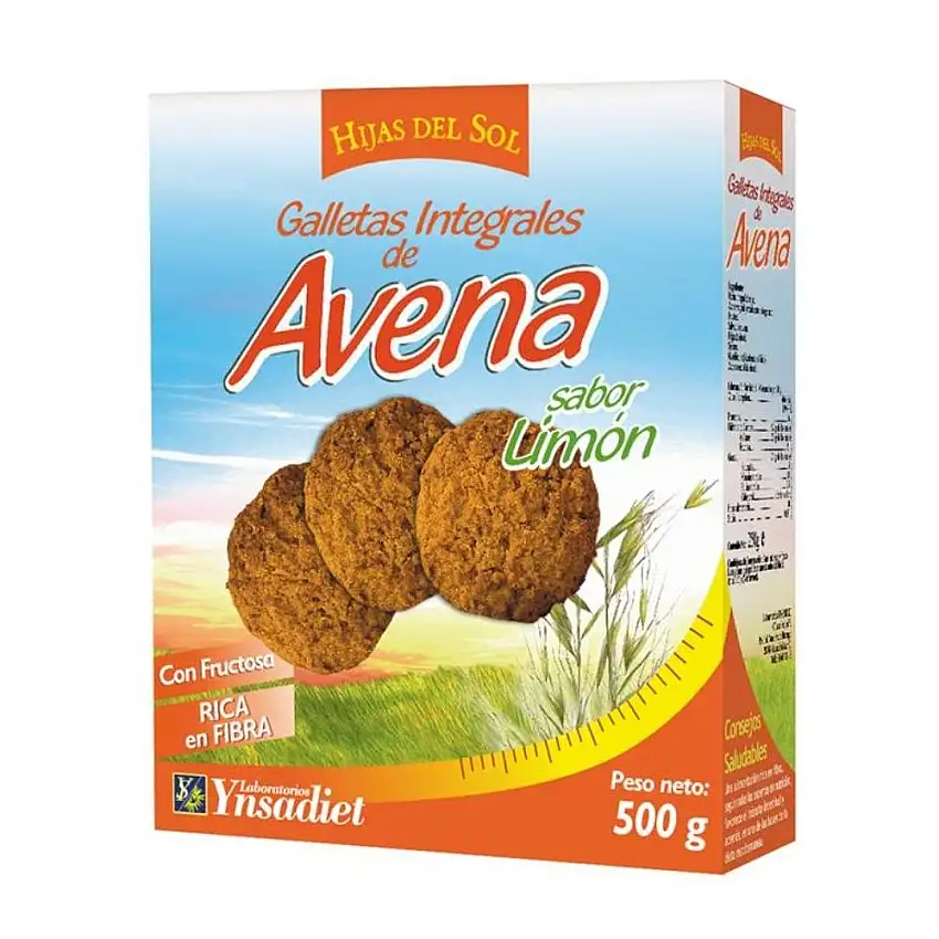 Hijas Del Sol Galletas Salvado Avena 500 g