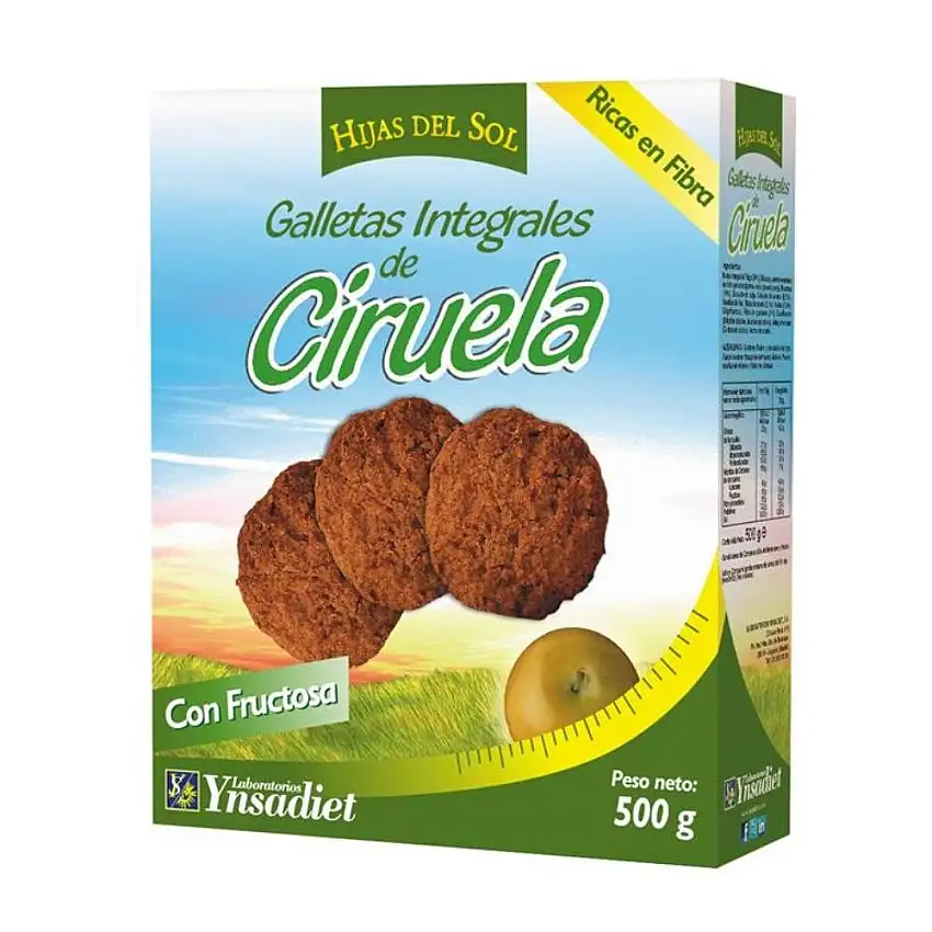 Hijas Del Sol Galletas Integrales de Ciruela 500 g