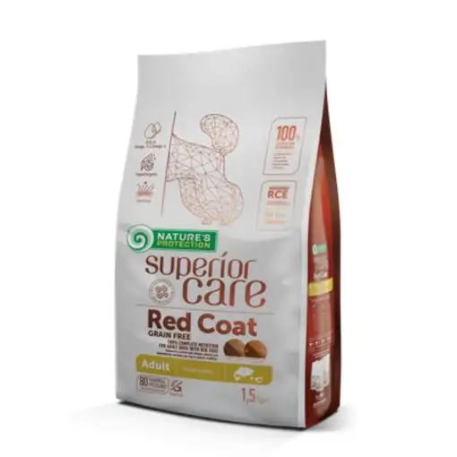 Natures Protection Sc Red Dog Adult Pequeña Sin Granos Salmón 1,5Kg