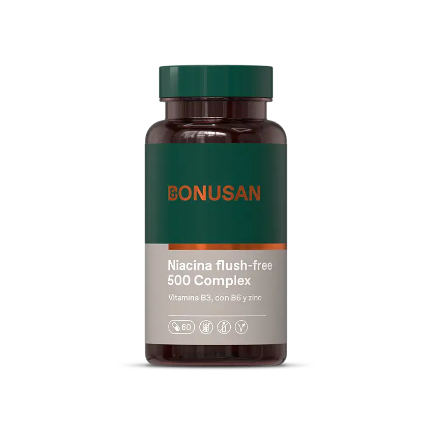 Bonusan Niacina Flush-Free 500 Mg Plus 60 Cápsulas