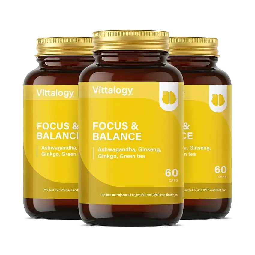 Vittalogy Focus & Balance 3x60 Cápsulas【PACK AHORRO】