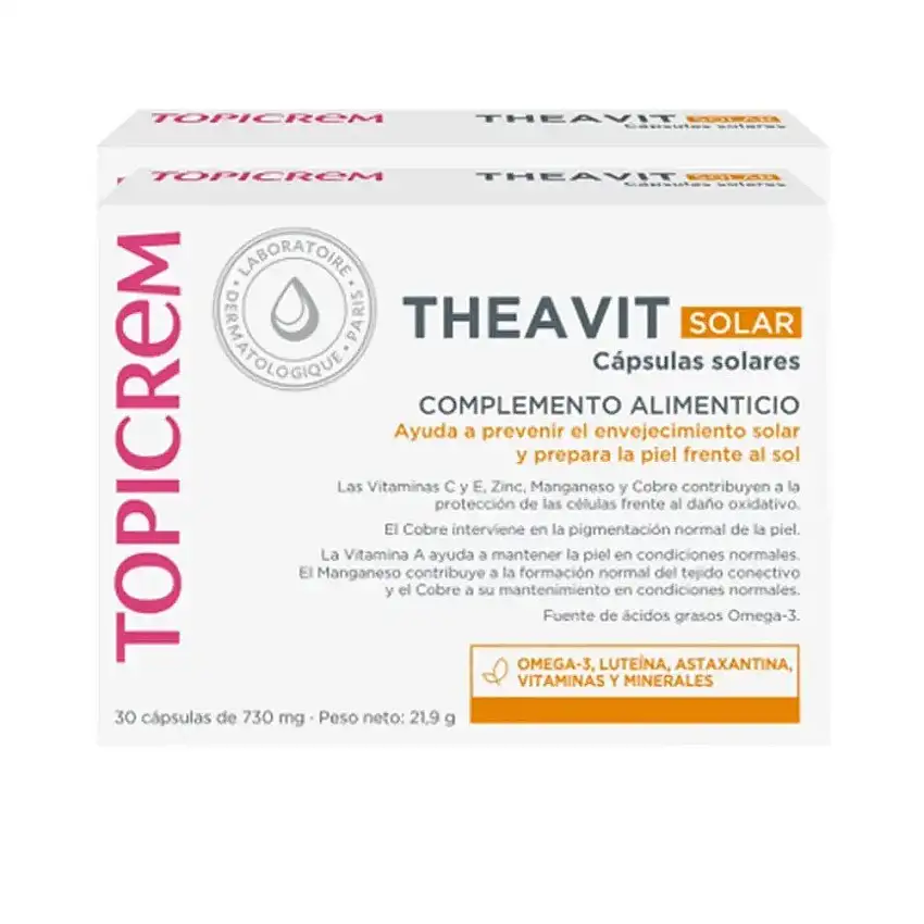 Topicrem Sun Protect Theavit Cápsulas 60 ud