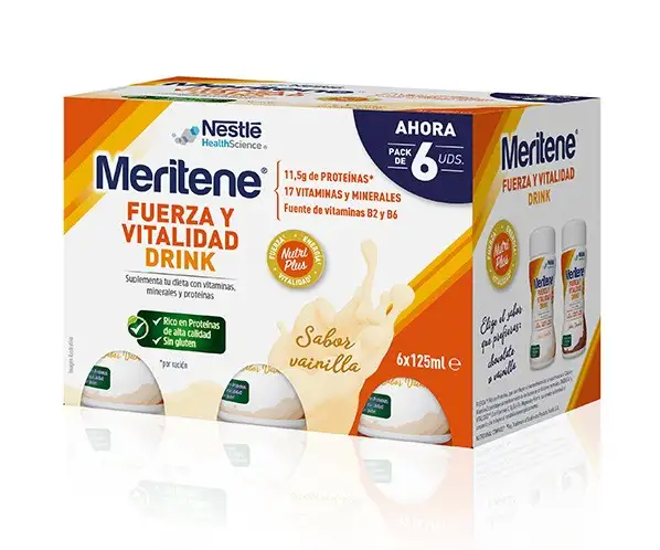 MERITENE Drink Vainilla 6x125ml