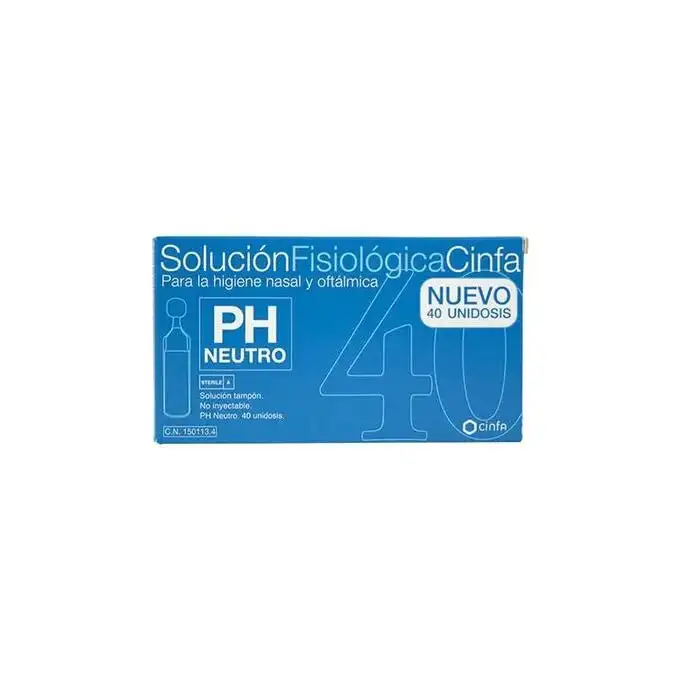 Cinfa Solución Fisiológica Monodosis 40 unidosis de 5ml