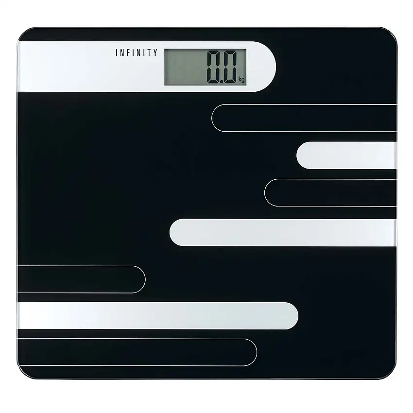 Melissa 16690073 Báscula de baño - Hasta 180kg - Negro