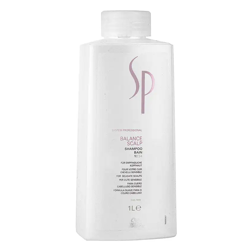 Wella SP Balance Scalp Shampoo 1000ml - champú anticaída para cuero cabelludo sensible