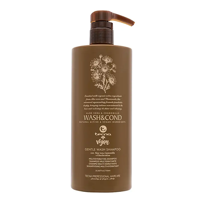 Tecna Gentle Wash Shampoo 750ml - champú multihidratante