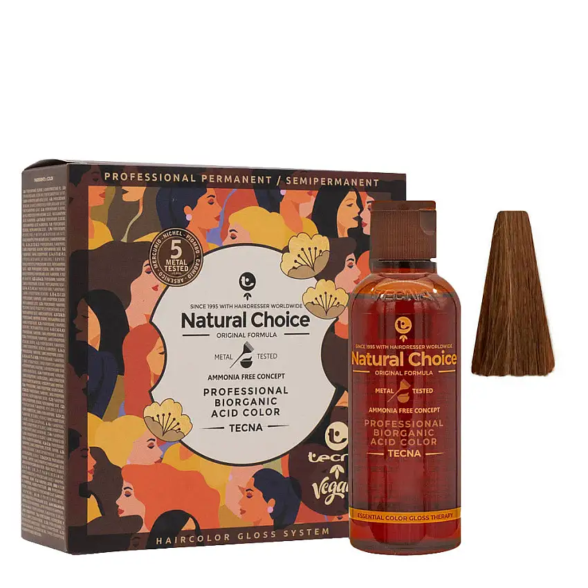 6.35 Rubio Oscuro Madera Natural Tecna NCC Biorganic Acid Color 3x130ml