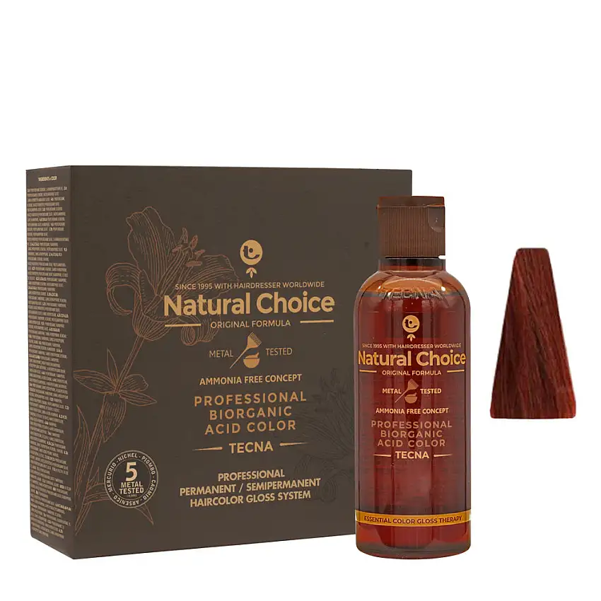 6.66 Rubio Oscuro Rojo Intenso Tecna NCC Biorganic Acid Color 3x130ml