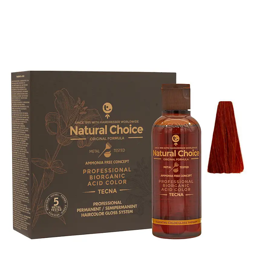 6.44 Rubio Oscuro Cobre Intenso Tecna NCC Biorganic Acid Color 3x130ml