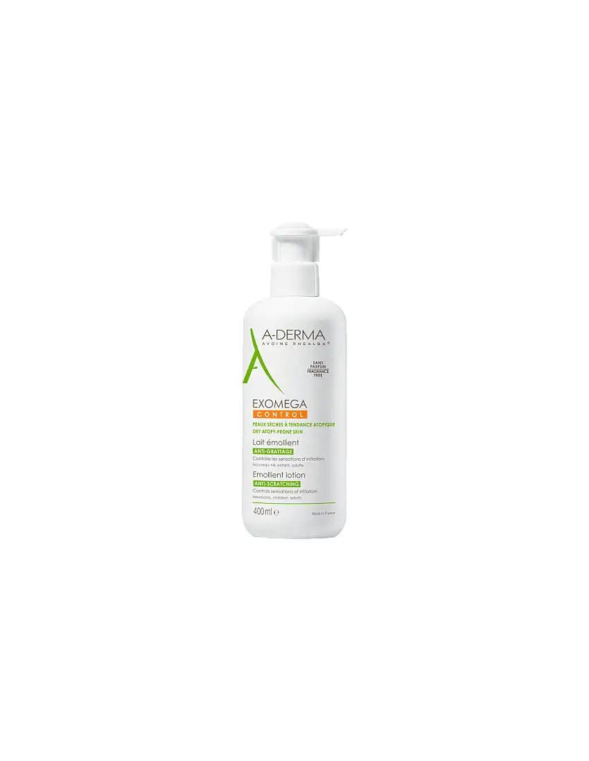A-Derma Exomega Control Leche Emoliente 400 Ml