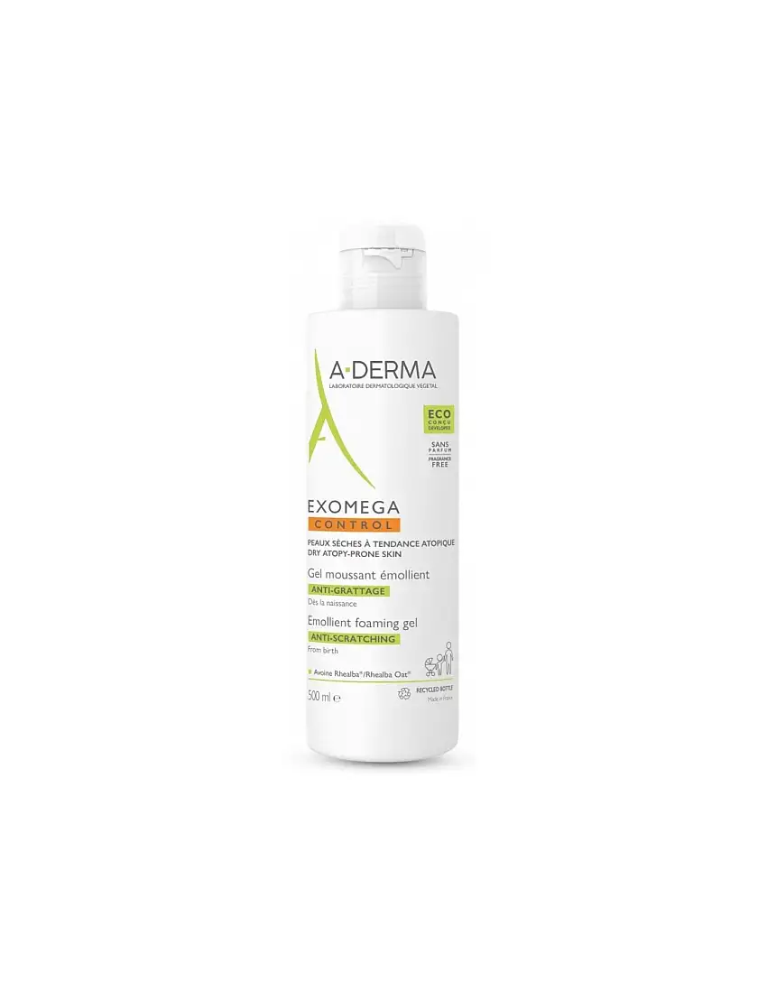 A-Derma Exomega Gel Limpiador Emoliente 500 Ml
