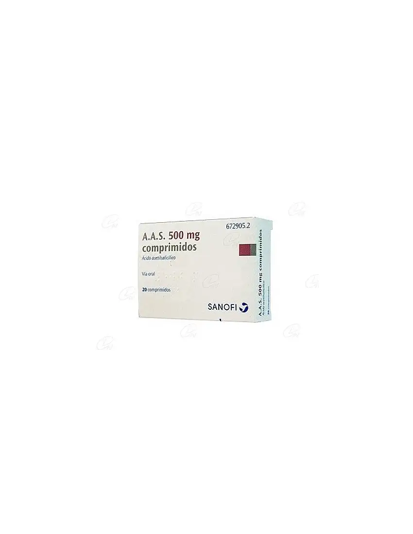 A.A.S. 500 Mg 20 Comprimidos