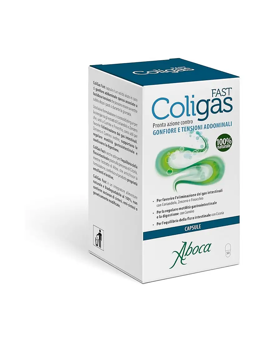 Aboca Coligas Fast 50 cápsulas