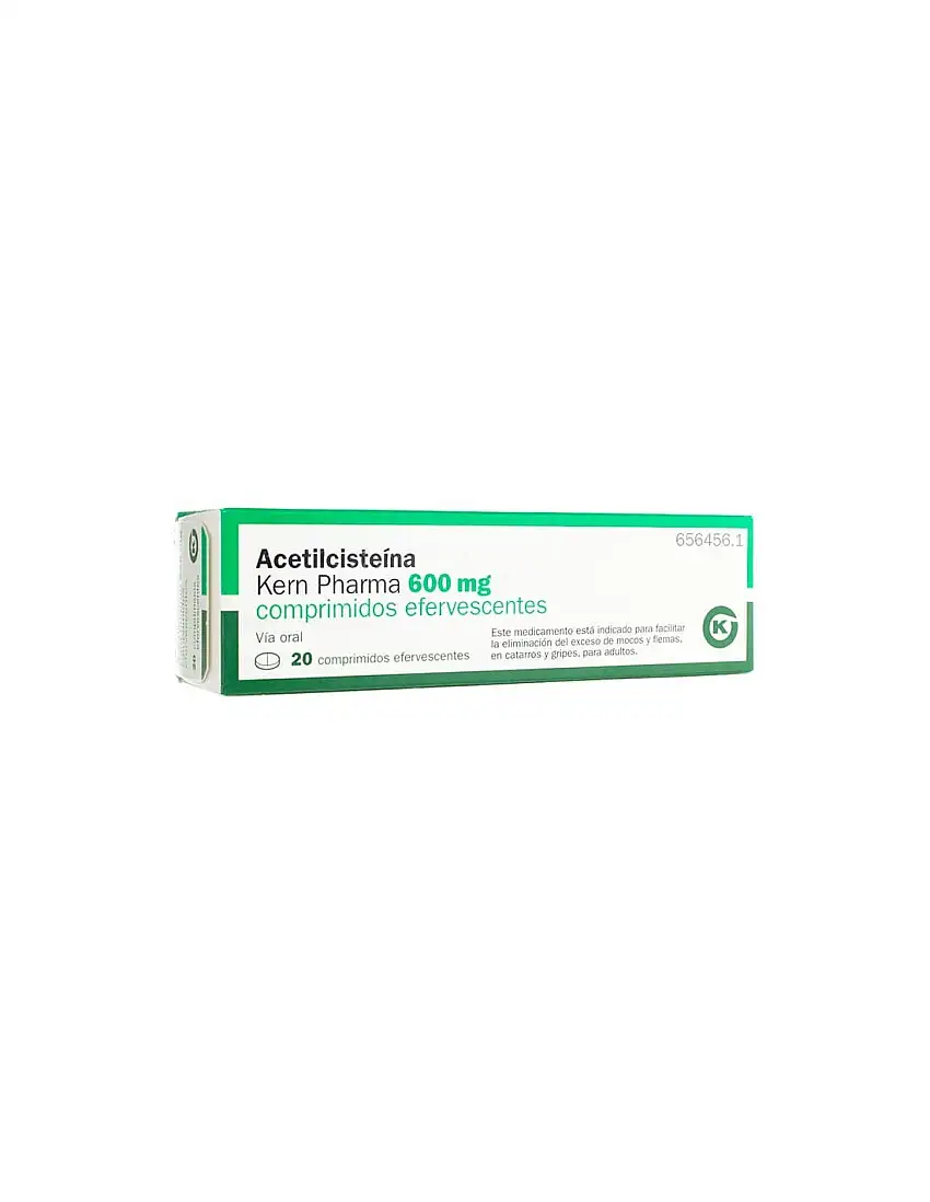 Acetilcisteina Kern Pharma Efg 600 Mg 20 Comprimidos Efervescentes