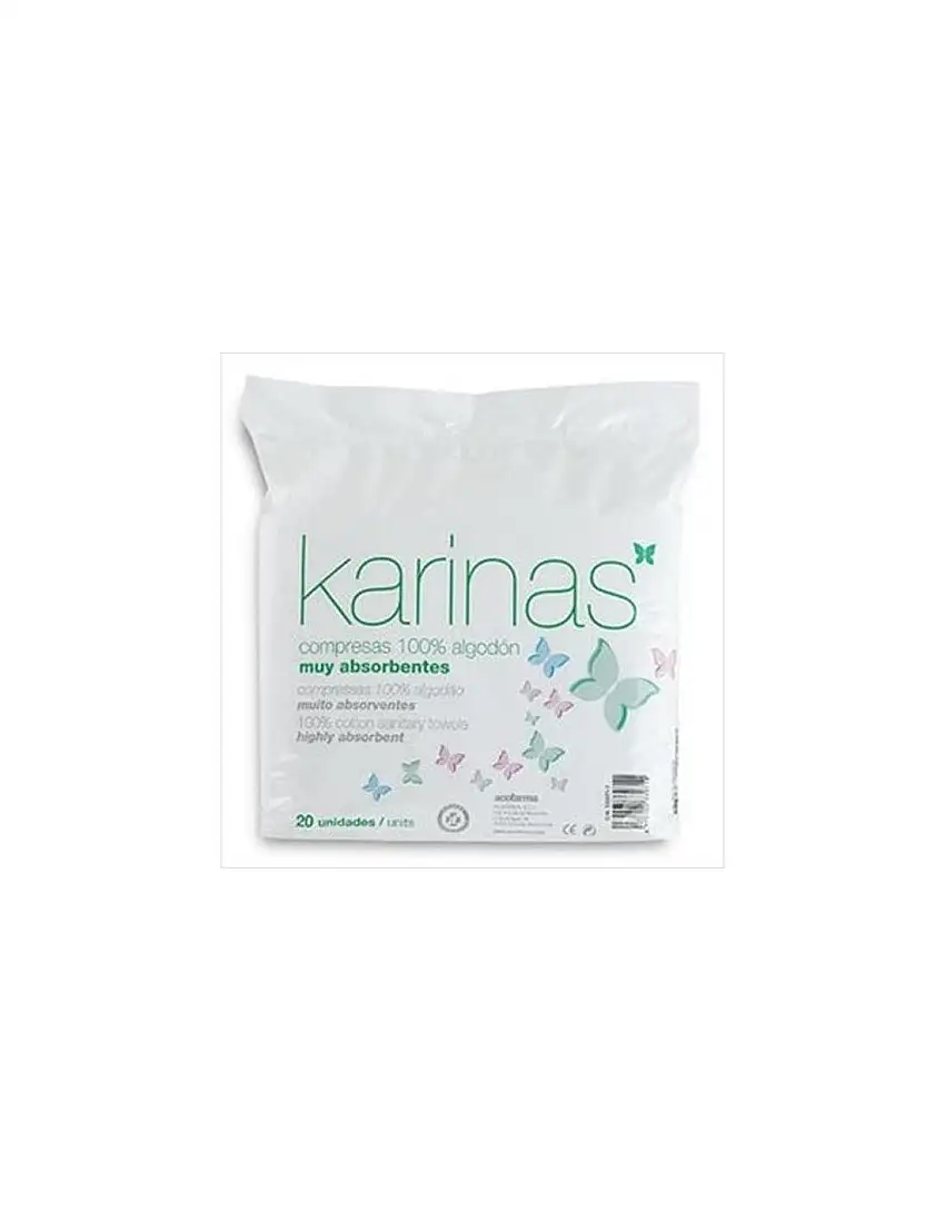 Acofar Compresas Karinas Algodon 20 Unidades