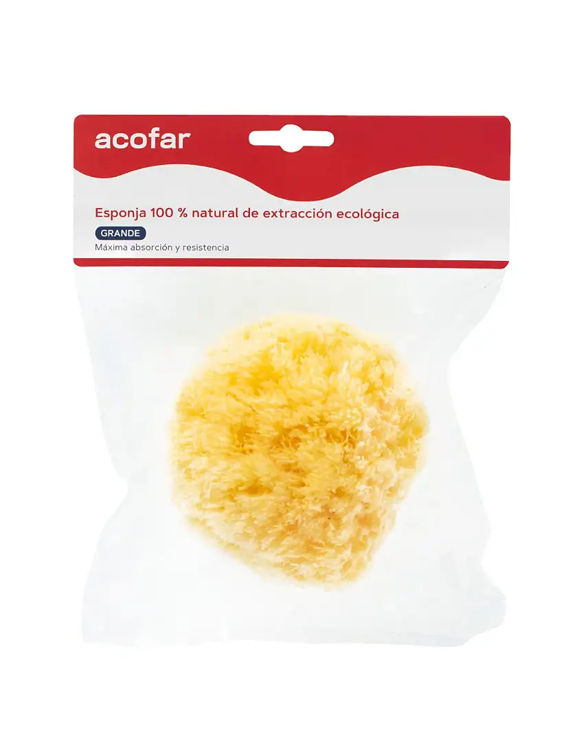 Acofar Esponja Natural Talla Grande 1Ud