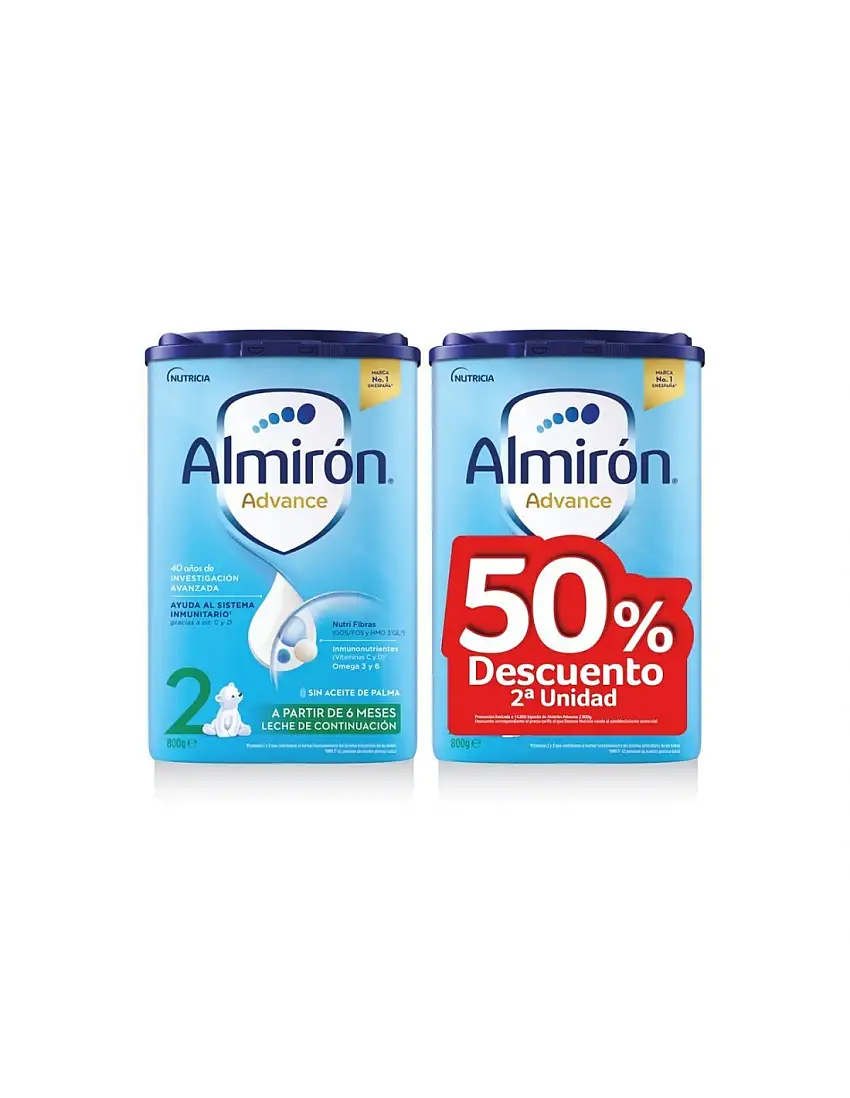 ALMIRON ADVANCE+ PRONUTRA 2 - PACK AHORRO 50% 800 G 2 Unidades