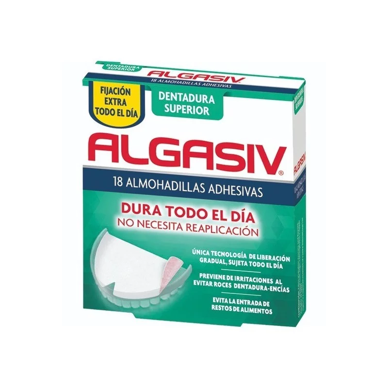 Almohadillas Adhesivas Dentadura Superior 18 Uds